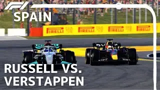 Russell And Verstappen Duel in Barcelona | 2022 Game Recreation Formula 1 Season