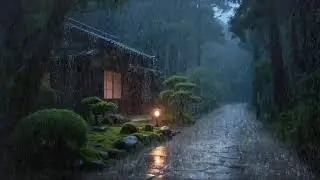 Ease Into Stillness 🌧️ Rain on Tin Roof Cabin for Deep Sleep and Mental Calm 🌿