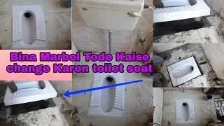 How To Install Toilet Seat Odisha Pan || इंडियन टॉयलेट सीट लगाना सीखे || Hindware Orissa Pan toilet