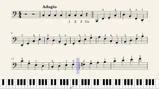 33. 113 Etudes for Cello l Friedrich Dotzauer l Etude No. 07 - Adagio