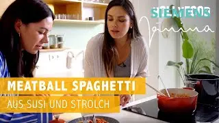 HollyFood mit Janina Uhse I Meatball Spaghetti aus Susi und Strolch I Siemens Hausgeräte