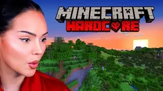 STARTING MY HARDCORE RUN! (Talia Mar Minecraft Hardcore #1)