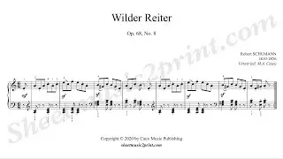 Schumann : The Wild Horseman, op. 68, no. 8