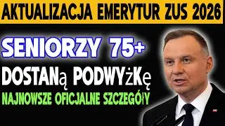 Aktualizacja emerytur ZUS 2026: Seniorzy 75+ mogą otrzymać podwyżkę | Najnowsze szczeg&oacute;ły