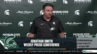 Week 4 Coaches Press Conference: Michigan State's Jonathan Smith | Michigan State Football