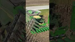 16 Row Foldable Corn head #c16f #johndeerex9 #farmequipment #x9