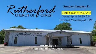 Sunday Bible Class -- John 1:19ff