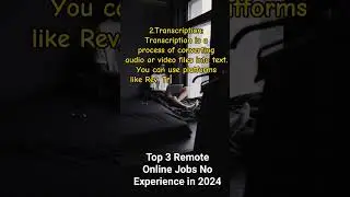 Top 3 Remote Online Jobs No Experience Needed in 2024 #makemoneyonline #remotework #workfromhome