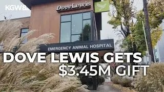 Dove Lewis Animal Hospital receives $3.45M gift to support stray and lost animals in Portland