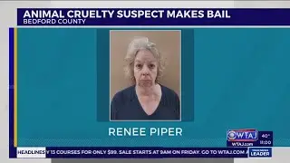 Woman accused in Bedford dog hoarding case makes bail