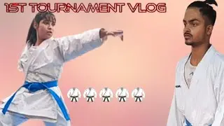 my first karate tournament vlog#karate #kumite #vlog #1million #firstvlog