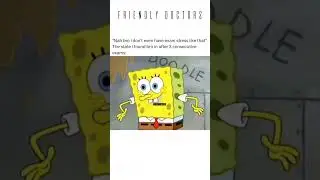 The Silent Nightmare 📚💀😰#mbbs #medical #doctor #spongebob #study #medstudent #cartoon #shorts