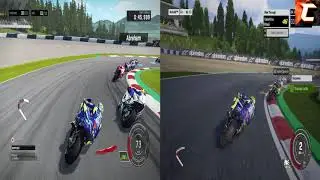 MOTOGP 18 VS MOTOGP 17 (physics comparison)