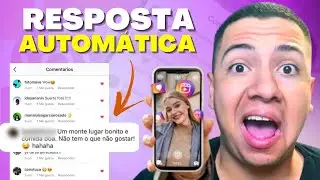 Como Adicionar e Colocar Automação de Resposta no Instagram (Comentário,Direct,Mensagens)