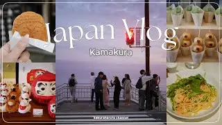 A Day in Kamakura | Street Food at Komachi, Ancient Temple & Romantic Sunset at Kamakurakokomae