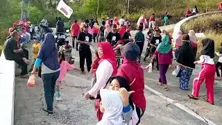 jalan jalan sehat di wisata alam gunung pegat,💪💪
