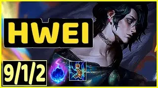 HWEI VS AURELION SOL - 9/1/2 KDA MID GAMEPLAY CHALLENGER I