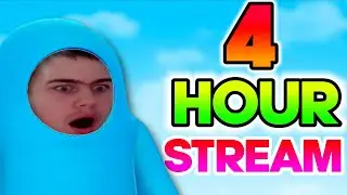 🔴 4 HOUR STREAM! FALL GUYS CUSTOM GAMES LIVE WITH VIEWERS! (GIVEAWAY AT 3K SUBS)