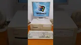 ✅Retro PC: 1997y AMD 200MHz. Loading and shutdown Windows98SE✅ #vintagecomputer  #retrogaming #retro