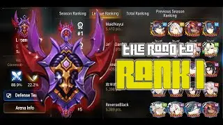 [EpicSeven] Legend Arena-Hitting Rank 1 | Def Team Stats