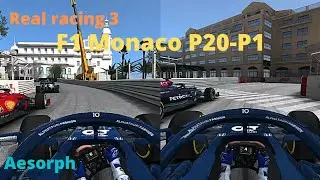 Real racing 3 - Monaco P20 - P1 : F1 2021 Champion series Cup race (replay video)
