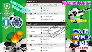 PREDIKSI BOLA MIX PARLAY MALAM HARI INI 7-8 JULI 2021 UEFA CHAMPIONS LEAGUE QUALIFIERS🔥MALMO VS RIGA