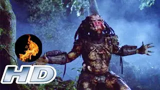 Arnold Vs Predator - Final Fight Scene 1 | Predator (1987)
