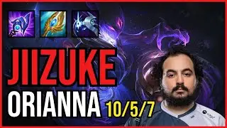 JIIZUKE - ORIANNA Mid - NA Grandmaster - Patch 11.4 QUADRAKILL