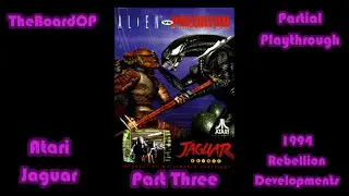 Alien vs Predator Jaguar Part 3: Predator (1994 Atari Jaguar) - TheBoardOP Casual Playthrough