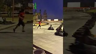 INSANE Go Kart Battle You NEED to See! 🏎️💨 #Shorts