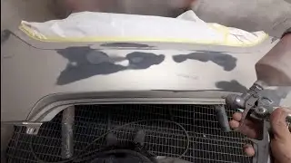 bumper repair/طريقة رش طلاء اكصدام السيارة القديم/بالمعجون الجلد/الي قناة طرق دهان السيارات