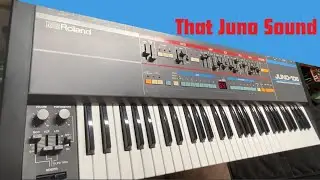 Синтезатор Roland Juno-106 — звук Juno (без разговоров)