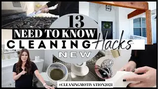 NEED TO KNOW CLEANING HACKS | CLEANING TIPS FOR YOUR HOME | 2021 MUST KNOW CLEANING TIPS