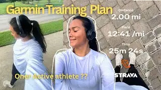 RUNNING VLOG | Trying the Garmin Training Program + Oner Active Goals + Life Planning