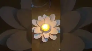 #how to #make a #beautifull  #wooden #flower #lamp #viralshorts #trending