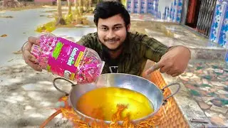 CENTER FRUIT VS HOT OIL | What will Happen? #hindi #experiments