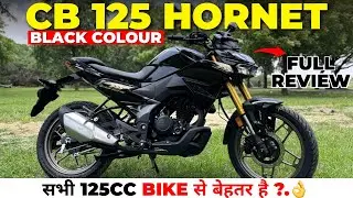 New 2025 Honda CB 125 Hornet Black Colour Full Review🥳| Price,Mileage & Features