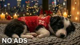 12 Hours 🎶 2026 New Year Dog Calming Music 🎆 Firework Anxiety Relief 🎵 Cozy Winter City Sleep 🐶