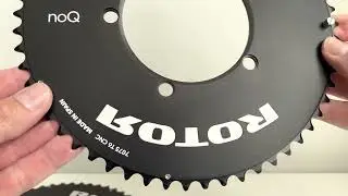 54 and 58T Rotor chainrings for 110BCD, 5 holes