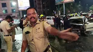 Car accident Thane West Maharashtra 