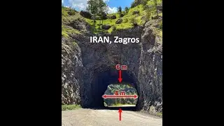 An example of natural rock stability | Daribehr Tunnel, Paveh&ndash;Nosud road, Zagros Mountains,  Iran
