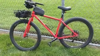 diy Jones Loop H-Bar bag / Surly Moloko Handlebar bag on a Surly Krampus