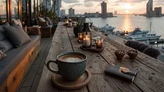 Bossa Nova Lounge Jazz Cafe Sunset Vibes - Relaxing Smooth Piano Chillout Music