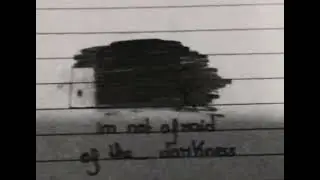 Song lyrics on a drawing (Dylan cornique written in stone )