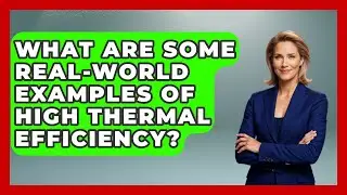 What Are Some Real-World Examples of High Thermal Efficiency? - Thermodynamics For Everyone