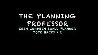 #ErinCondren Small Planner Tote Hacks x 2