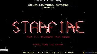 Starfire gameplay (PC Game, 1992)
