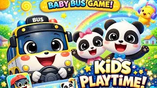 Baby Bus Fun Game 🚍 | Kids Play Time | Cartoon Game for Children