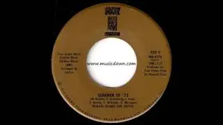Marvin Holmes And Justice - Summer Of '73 [Brown Door] 1973 Funk 45
