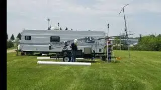 ARRL Field Day 2018 setup Minot,ND